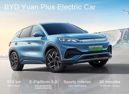 2024 BYD Yuan Plus Flagship SUV Personalização Tempo de carregamento rápido 0,5h Solicitação personalizada