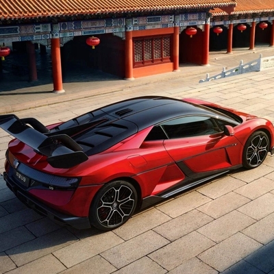 Sistema de travagem eletromagnético BYD Yangwang U9 Carro Esportivo Elétrico EV Supercarro Híbrido