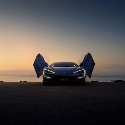 Sistema de travagem eletromagnético BYD Yangwang U9 Carro Esportivo Elétrico EV Supercarro Híbrido