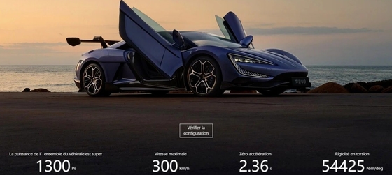 Velocidade máxima 300km/h Direção esquerda Byd Supercarro elétrico puro Yangwang U9 Hot Model