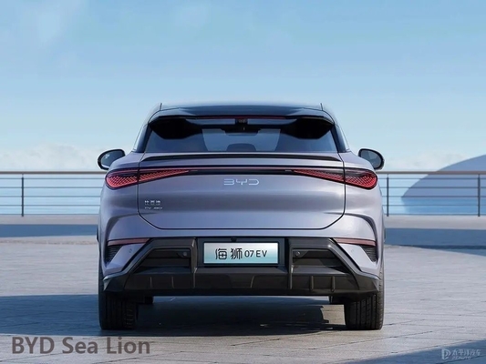 2024 Byd 5 portas 5 lugares Sea Lion 07EV SUV compacto comprimento largura altura mm 4830X1925X1620
