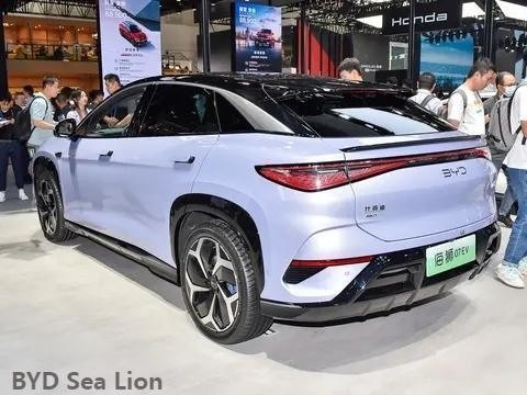 2024 Byd Sea Lion 07 Awd Carro elétrico com bateria de 71,8 Kwh e 5 assentos