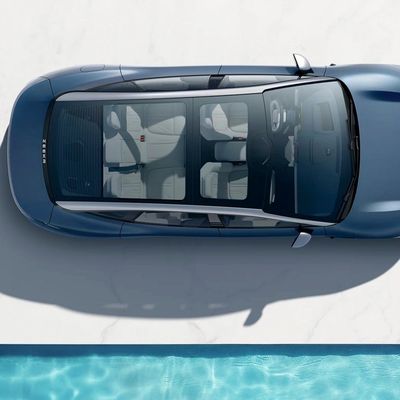 2023 Ano Geely Zeekr 007 Amarelo 4X4 2WD Smart 100 Kw EV Usados Assentos Elétricos 5-7