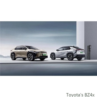 Carros elétricos Toyota Bz4X 2WD com capacidade de bateria de 66,7 Kwh e 160km/H Max.Speed