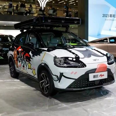 Pequeno SUV elétrico Carro de segunda mão Endurance Range 318km 401km EV Carro de Neta Aya