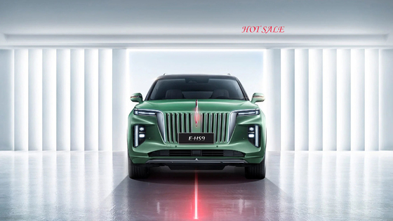 690 km de longo alcance 2023 Hongqi H9 Direção esquerda 6 assentos Emblema Hongqi E-HS9 com Hongqi