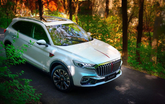 2023 Hongqi HS5 2.0t Quatro-Drive Collar de bandeira versão PRO SUV de gasolina Carro Cor Branca