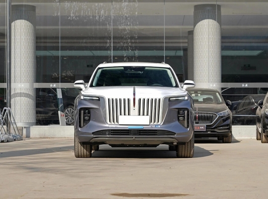 2023 Hongqi E-HS9 6 assentos Versão em Inglês de cores duplas EV Carro SUV Range Caixa de velocidades automática