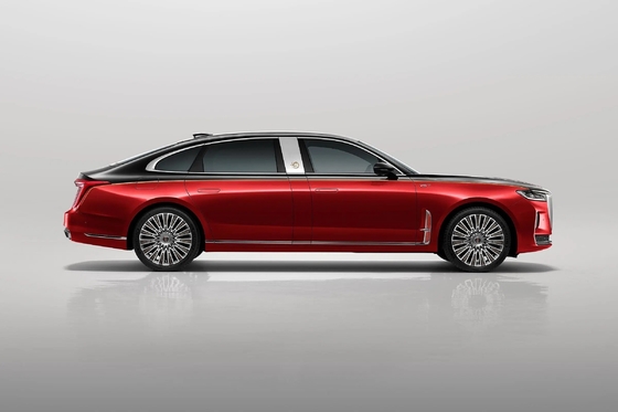 Base de rodas de 2920 mm 2022 Hongqi E-HS9 660 km Edição Flagship 7-seater SUV grande Dubai