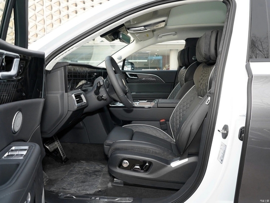 Direção esquerda Carro elétrico a gasolina Hongqi E-HS9 para experiência de condução de luxo