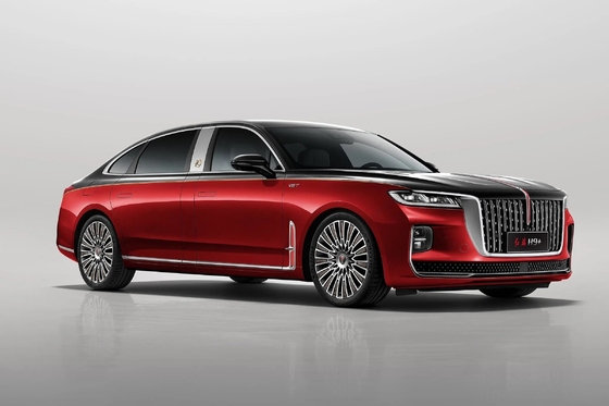 2023 Hongqi E-HS9 7 lugares gasolina energia EV SUV Carros com e ISO14001 Certificação