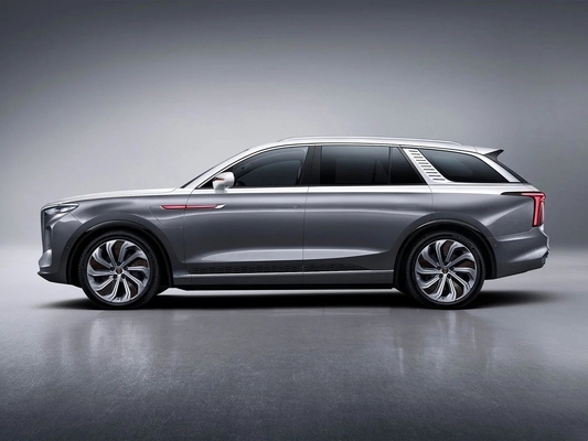 Direção esquerda Tipo de carroceria fechada Hongqi E-HS9 Carro elétrico com motor 4WD 6 lugares 460km