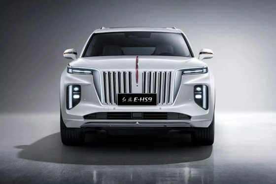 2023 Hongqi E-HS9 6 assentos com dupla cor e versão em inglês EV Car SUV Range