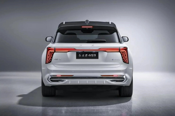 Cores cinzentas 2023 Hongqi E-HS9 carroceria EU carregador DC 690km Flag Yue Edition Sete lugares