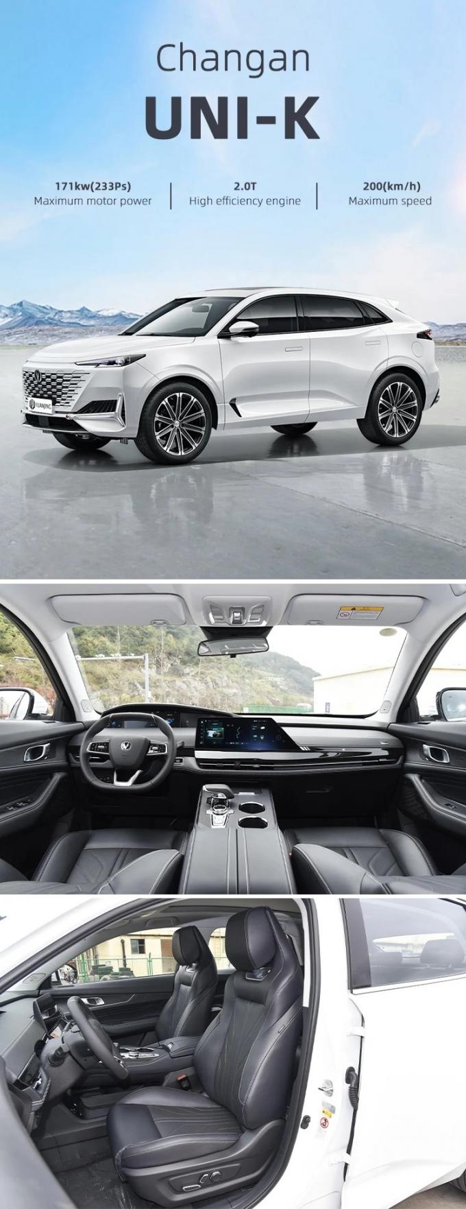 High Quality Chang′an Uni-K 2024 2.0t Comfortable Gasoline Car